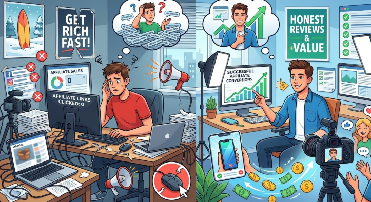 5 Kesalahan Fatal Pemula Affiliate yang Bikin Link Gak Pernah Diklik, Ini Strateginya Perbaikannya!