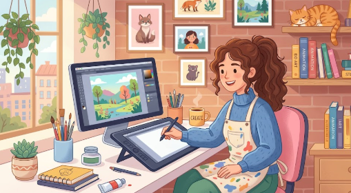 Cara Sat-Set Bikin Ilustrasi Untuk Para Pemula