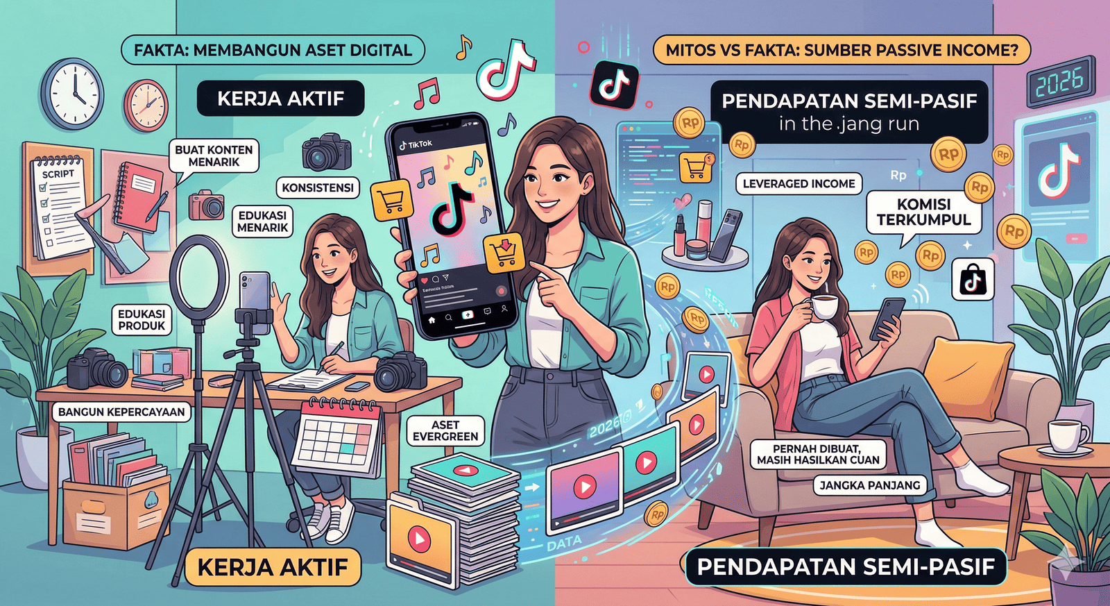 Mitos vs Fakta Affiliate Marketing: Benarkah Bisa Jadi Sumber Passive Income Utama?
