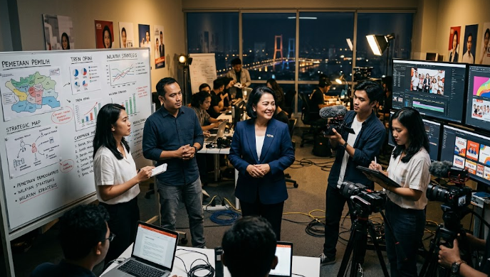 Di Balik Layar Suksesnya Tokoh: Kolaborasi Optimal antara Tim Visual dan Strategi Politik