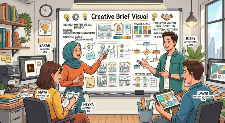 Ini Tips Menyusun Creative Brief Visual yang Anti-Miskom!